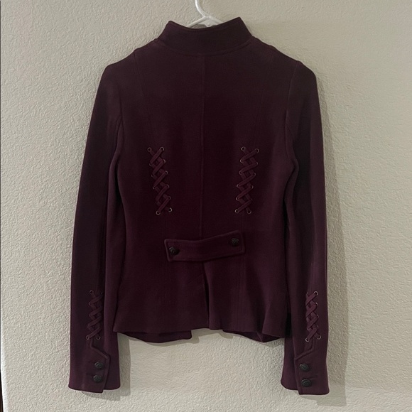 Free People Double-Breasted Blazer - Deep Purple - Picture 4 of 4